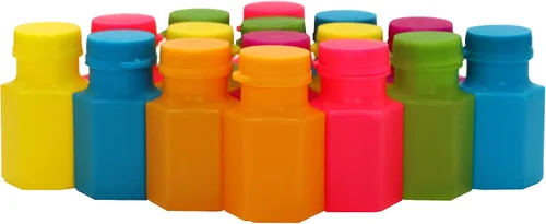 Miniatura 2 de JOYIN 24 mini botellas de burbujas con surtido de varitas para niños, suministros de recuerdos de fiesta de burbujas, juguete de verano para niños