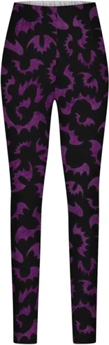 Miniatura 4 de Pantalones de Halloween para mujer, diseño de calavera, de cintura alta, elásticos, cálidos, medievales, para fiesta de disfraces, leggings
