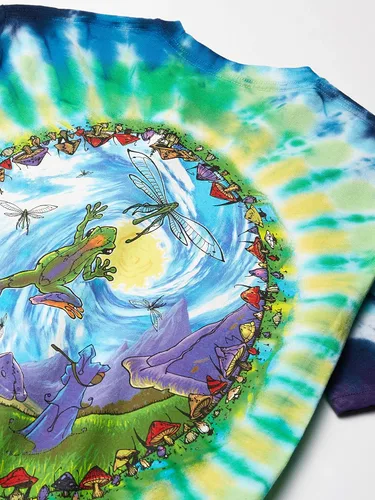 Miniatura 2 de Liquid Blue Camiseta Mushroom Haven para hombre, Azul