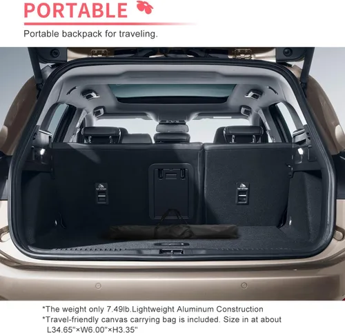 Miniatura 8 de Pantalla de proyector con soporte de 120 pulgadas: Pantalla de proyección plegable y portátil 16:9 4K HD Pantalla de película ligera sin arrugas