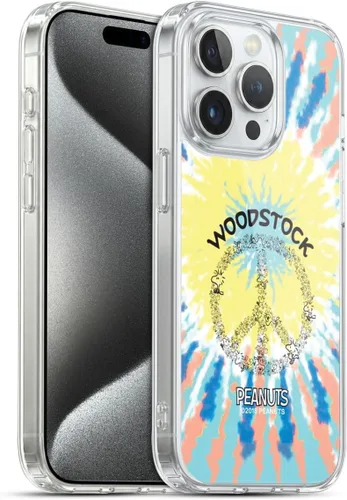Miniatura 187 de Head Case Designs Funda de gel Woodstock 50th con licencia oficial de Peanuts Snoopy Guitar 1969 [protección de grado militar] compatible con Apple