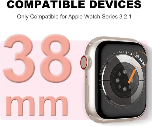 Miniatura 3 de XYF Compatible con correas rosas de Apple Watch de 1.732 in, 1.772 in, 1.811 in, 1.654 in, 1.772 in, 1.575 in, 1.496 in, 1.929 in, correa