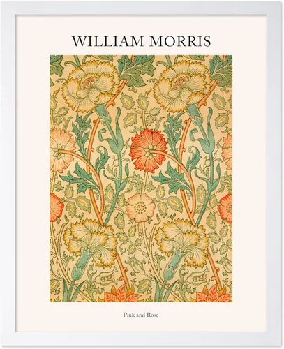 Miniatura 21 de Poster Master Póster vintage de William Morris, estampado de patrón retro de Santiago, arte de flores, arte de patrón textil, regalo para hombres