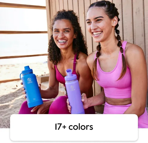 Miniatura 2 de Takeya Actives Botella de Agua con Tapa de Boquilla, Botella con Doble Aislamiento de Acero Inoxidable, Apta para Lavavajillas y Sin BPA, Botella