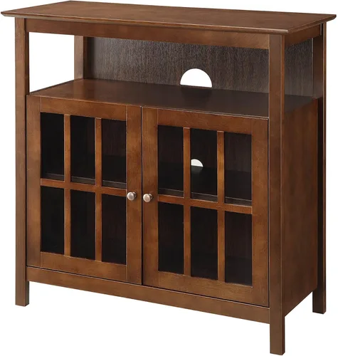 Miniatura 11 de Convenience Concepts Big Sur Highboy Soporte de TV de 36 pulgadas, moderno centro de entretenimiento para televisores de hasta 40 pulgadas, armario