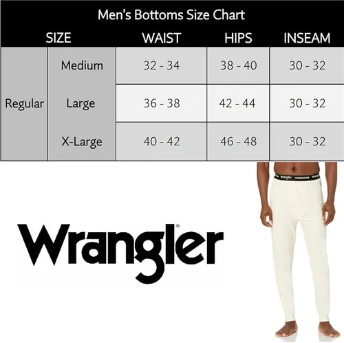 Miniatura 7 de Wrangler Pantalones térmicos de algodón pesado para hombre