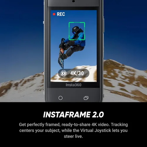 Miniatura 5 de Insta360 X5 Paquete Esencial - Cámara de acción 8K 360° impermeable, líder en poca luz, efecto de palo de selfie invisible, lente resistente