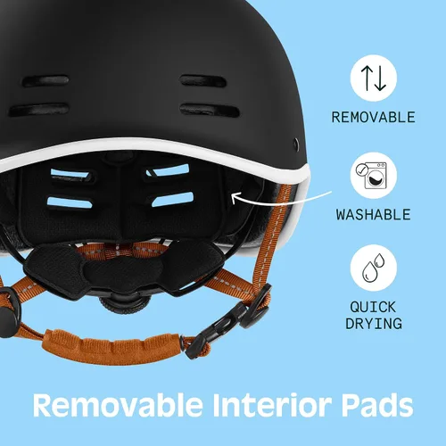 Miniatura 5 de Retrospec Remi - Casco de bicicleta para adultos para hombres y mujeres, casco de bicicleta para desplazamientos, ciclismo de carretera, patinaje