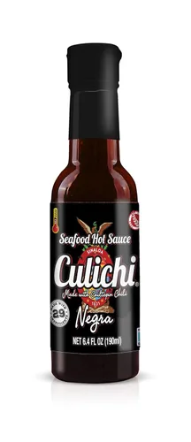 Miniatura 2 de Salsa Culichi Negra/Salchicha de mariscos Cantidad de 4 botellas 6.4oz