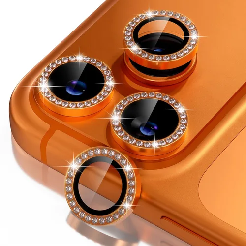 Miniatura 17 de Misea Compatible con iPhone 17 Pro/iPhone 17 Pro Max Protector de Lente de Cámara Brillante, Vidrio Templado 9H Cubierta de Cámara Protector