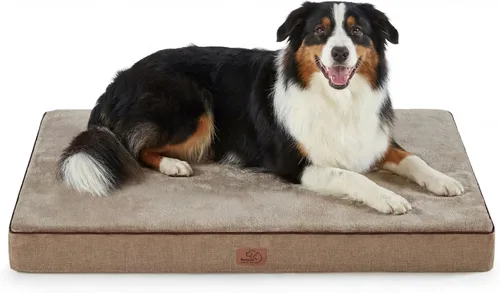 Miniatura 9 de Bedsure Cama ortopédica grande para perros grandes, almohada impermeable de espuma viscoelástica para perros, con funda extraíble lavable y parte