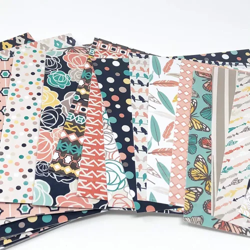Miniatura 4 de Paquete de papel con patrón de 6 x 6 pulgadas, Free Spirit, para hacer tarjetas, álbumes de recortes, papel especial, colección de 6 x 6 pulgadas