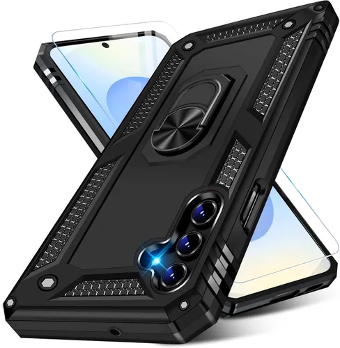 Miniatura 30 de Vaki Funda para Samsung Galaxy S22 5G con protector de pantalla integrado de grado militar, cubierta dura y resistente, funda resistente para Galaxy