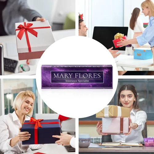 Miniatura 7 de Placa de nombre personalizada para escritorio de oficina, placas de nombre personalizadas para escritorios, placa de identificación personalizada