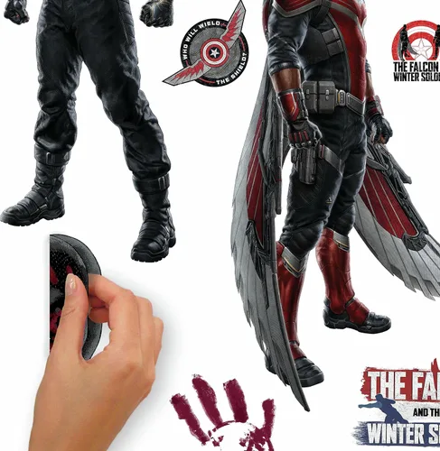 Miniatura 4 de Roommates RMK4701SCS Falcon and The Winter Soldier - Calcomanías adhesivas