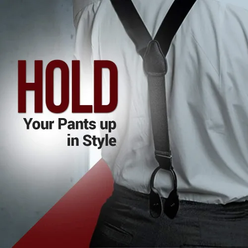 Miniatura 4 de HOLD'EM Tirantes 100 % seda para hombre, extremo de botón trasero en Y, fabricados en Estados Unidos, muchos colores y diseños