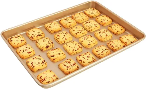 CAN_Deal Bandeja antiadherente para hornear de 13 pulgadas, ideal para hacer galletas, asar, turrón