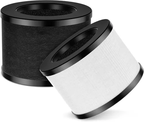 Miniatura 9 de Paquete de 2 filtros de repuesto TZ-K1 compatibles con purificador de aire FreAire, VOOPNU DH-JH12, purificador ToLife y MK01 MK06, filtros