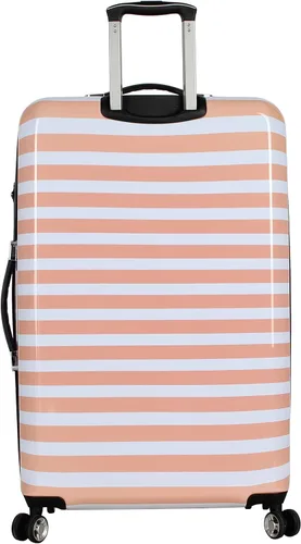 Miniatura 3 de Betsey Johnson Maleta rígida de equipaje de 3 piezas con ruedas giratorias (20 pulgadas, 26 pulgadas, 30 pulgadas) (talla única, puntal flamenco)..
