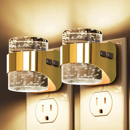 Miniatura 9 de L LOHAS LED Luz nocturna, luces nocturnas de burbujas enchufables a la pared, 3000 K/4000 k/5000 K, luz nocturna de temperatura de color ajustable