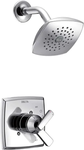 Miniatura 9 de Delta - Kit de regadera y grifo Ashlyn con moldura, serie 17, mango dual con cabezal de chorro sencillo, Touch-Clean, bronce veneciano, T17264-RB