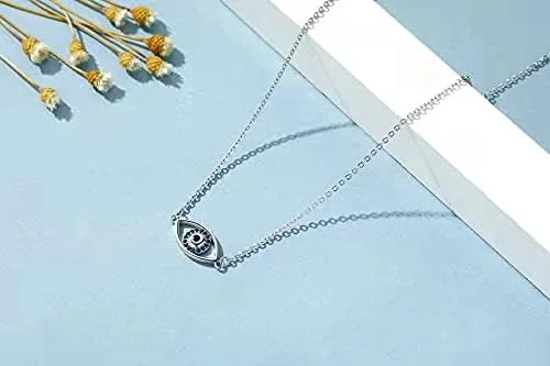 Miniatura 4 de Gapudt Gargantilla de plata de ley S925 corta y delicada para mujer, Plata esterlina