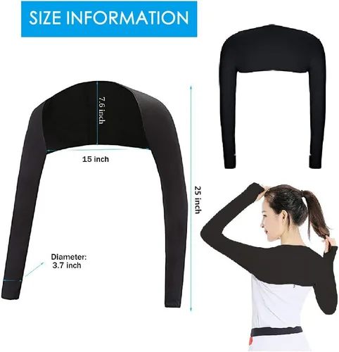 Miniatura 3 de 4 piezas de protección UV, chal de sol, manga de enfriamiento para brazo con orificio para el pulgar para mujeres y hombres, ciclismo, conducción, 2