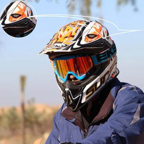 Miniatura 4 de 8 piezas de tornillos para casco de motocicleta - Tornillos para visera de casco de motocicleta, accesorios para casco, kit de tornillos para visera
