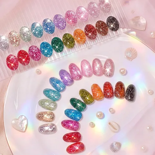 Miniatura 12 de beetles Gel Polish Set – Healing Elixir - Kit de esmalte de uñas de gel de 20 colores, rosa, azul, blanco, verde, perla con capa base, capa superior