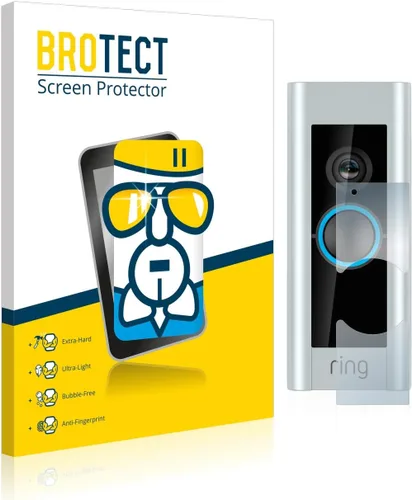 Miniatura 2 de Brotect. Protector de pantalla de cristal para Ring Video Doorbell Pro (versión 2), extra duro, ultraligero, protector de pantalla