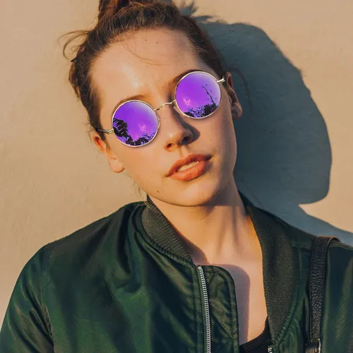 Miniatura 2 de Gafas de sol Joopin polarizadas, estilo Lennon, redondas, gafas de sol estilo hippy redondas para mujer y hombre