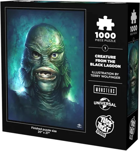 Miniatura 3 de Trick Or Treat Studios Universal Monsters Creature from The Black Lagoon - Rompecabezas de 1000 piezas