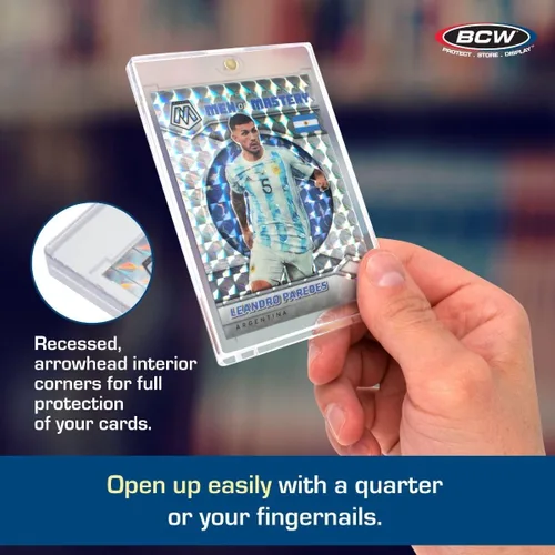 Miniatura 2 de BCW Tarjetero magnético – Grosor de 55 PT – 1 unidad Estuche protector para tarjetas con cierre magnético dorado seguro Protección UV, diseño