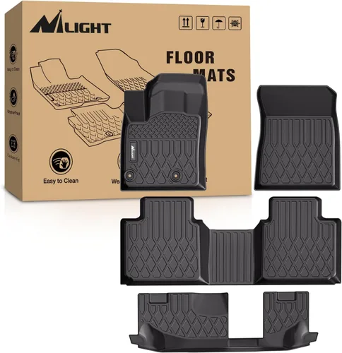 Miniatura 18 de Nilight Alfombrillas TPE para Volvo VNL 300 430 630 670 730 780 2004-2018 Volvo VT modelos 2006-2010 para todo tipo de clima, ajuste personalizado