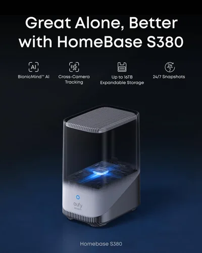 Miniatura 8 de eufy Security eufyCam S4 kit de 2 cámaras, cámara de seguridad solar inalámbrica para exterior, cámara Bullet-PTZ de triple lente, 4K UHD