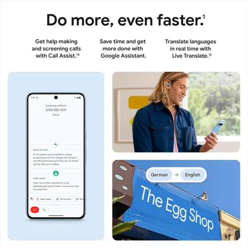 Miniatura 6 de Google Pixel 8 Pro - Smartphone Android desbloqueado con lente teleobjetivo y pantalla Super Actua - Batería de 24 horas - Bay - 128 GB