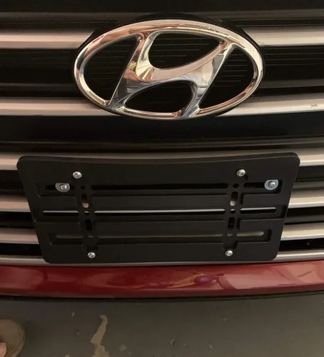 Miniatura 3 de Soporte para placa de matrícula de parachoques delantero, kit de adaptador de montaje para Hyundai (todos los modelos) Descuento por