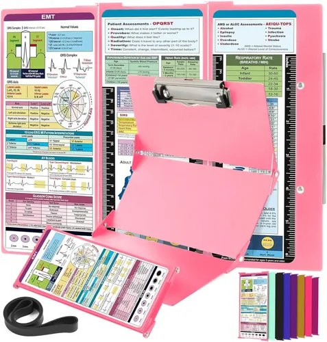 Miniatura 9 de Portapapeles de enfermería Edición de enfermería – 3 capas de aluminio plegable para enfermería Portapapeles de enfermería Esenciales