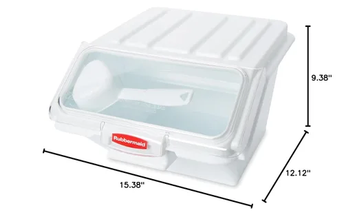 Miniatura 8 de Rubbermaid Commercial Products ProSave - Contenedor apilable para almacenamiento y cuchara/herramienta de medición