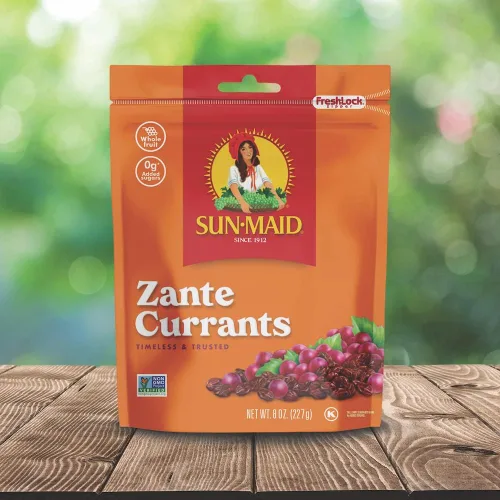 Miniatura 4 de Sun-Maid California Sun-Dried Zante Currants – Paquete de 4 bolsas resellables de 8 onzas – Frutas secas para aperitivos navideños y tablas