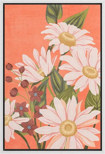 Miniatura 41 de SIGNFORD Lienzo impreso para pared, cielo nublado, bosque verde, prado, naturaleza, desierto, ilustraciones florales botánicas, arte moderno