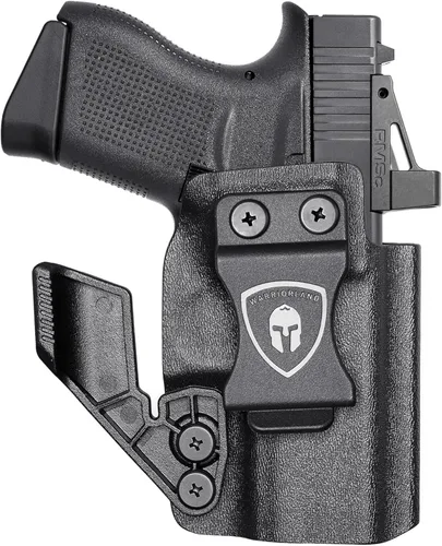 Miniatura 16 de Funda WARRIOLAND IWB de Kydex con corte óptico y garra, ajuste selecto para Glock 17/19/ 19X/ 43X/ 26/MOS, P365/P365X/ P365XL/ P320, Hellcat