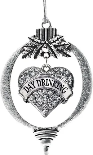 Miniatura 214 de Inspired Silver - Adorno con dije de hermana gemela - Adornos navideños de plata con circonitas cúbicas