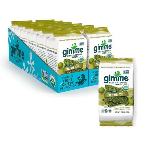 Miniatura 12 de Aperitivos de alga orgánica tostada de GimMe Health Foods