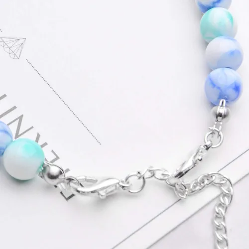 Miniatura 5 de BronaGrand Calotte Ends, 200 piezas de acero inoxidable abiertas cubiertas de nudo de concha plegables para collares, pulseras y joyas