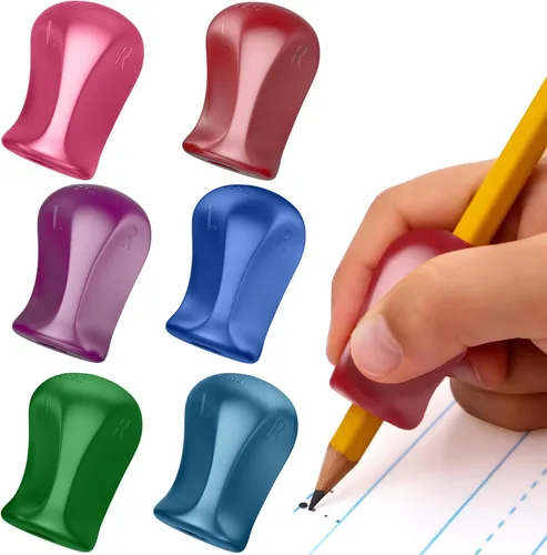 Miniatura 10 de The Pencil Grip Agarres de Lápiz con Purpurina 6 Piezas, Agarres de Lápiz para Escritura de Niños, Agarre Ergonómico de Bolígrafo para Diestros