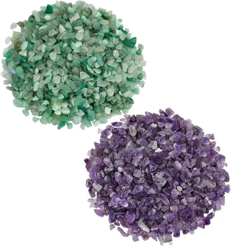 Miniatura 21 de SUNYIK Piedras de Cuarzo Trituradas con Forma Irregular de 1 Libra (Aproximadamente 460 Gramos)