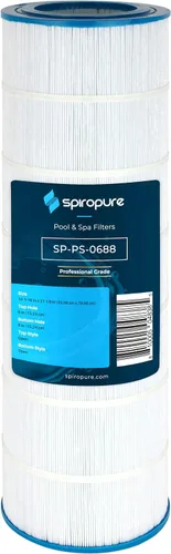 SpiroPure Cartucho de repuesto para filtro de piscina Pentair CC200 R173217 Pleatco PAP200-4 Unicel C-9419 Filbur FC-0688 para bañera de hidromasaje