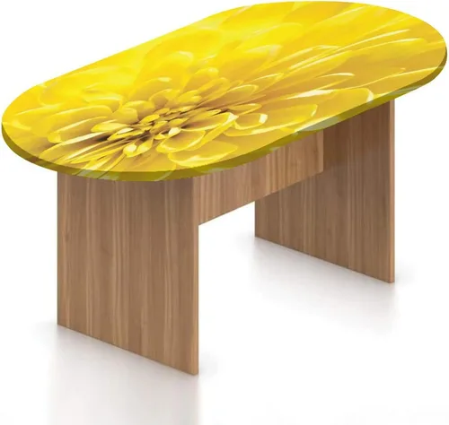 Miniatura 23 de XISUNYA Mantel ovalado ajustable de poliéster elástico, diseño de azulejos geométricos coloridos tradicionales, estampado oriental, se adapta a