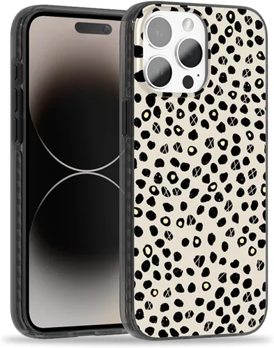 Miniatura 69 de SCORPIFY Funda para iPhone 15 Pro Max [Compatible con MagSafe] con Diseño de Estampado de Leopardo Guepardo Negro Mate, Linda Funda Magnética